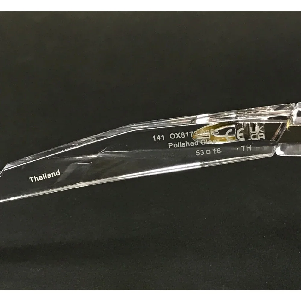 Oakley Eyeglasses Frames Activate OX8173-0953 Polished Clear Square 53-16-141